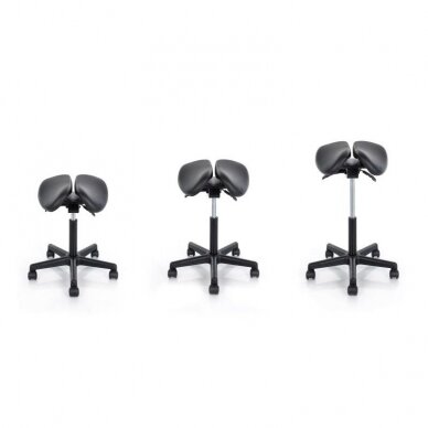 Beautician stool Massage Master Black 9