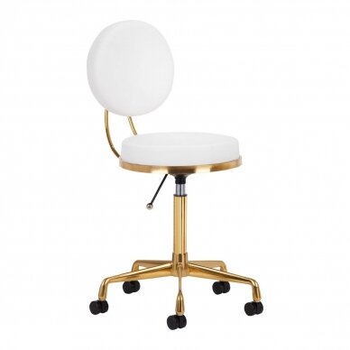 Kosmetologi jakkara COSMETIC CHAIR ELITE WHITE