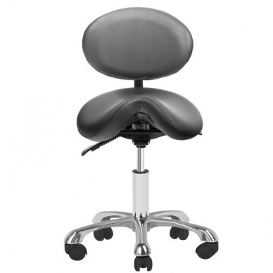 Taboret kosmetyczny COSMETIC STOOL GIOVANNI BLACK 1