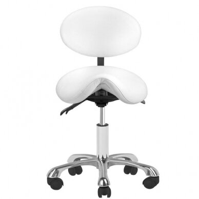 Kosmetologi jakkara COSMETIC STOOL GIOVANNI WHITE 2