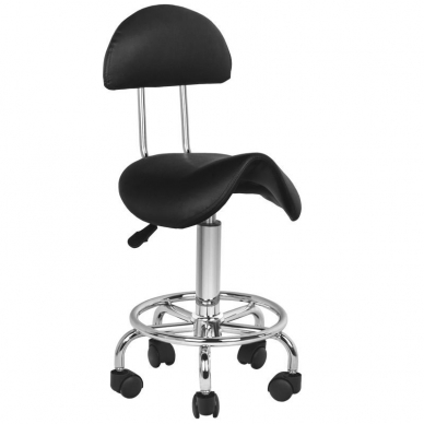 Taboret kosmetyczny STOOL BEAUTY 3 BLACK