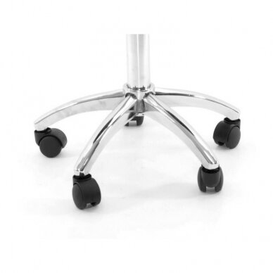 Kosmetologinė meistro kėdutė STOOL BEAUTY BLACK HIGH 3