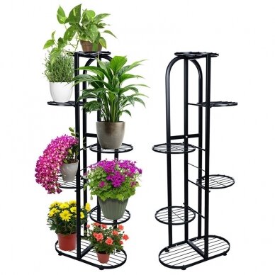 Metal 7-tier flower pot stand