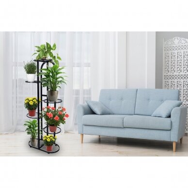 Metal 7-tier flower pot stand 5