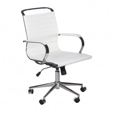 Офисное кресло на колесах CorpoComfort OF-600 White