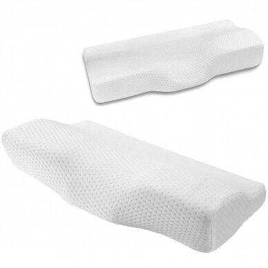 Orthopaedic pillow with memory 50x30cm Ecru 1