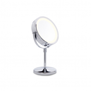 Vaizdą didinantis dvipusis veidrodis (X1/X10) su LED apšvietimu Lanaform Stand Mirror X10 4