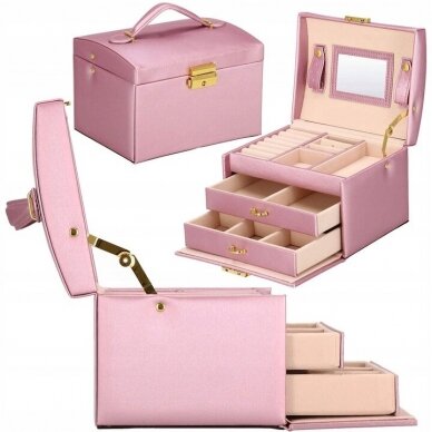 Box für Schmuck Elegance Style Pink Gold 5