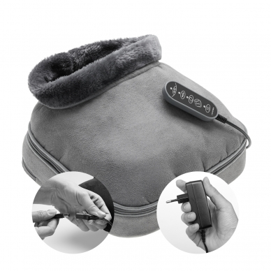 Kütte- ja massaažipadi Lanaform 2-in-1 Shiatsu Comfort 12