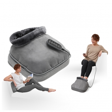 Fußmassagegerät-Heizgerät Lanaform 2-in-1 Shiatsu Comfort 10