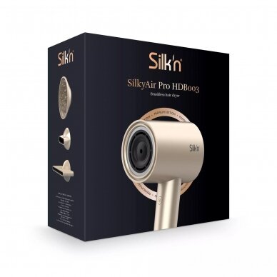 Hiustenkuivaaja vesi-ioniteknologialla Silk'n SilkyAir Pro 3-in-1 6