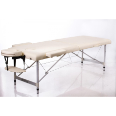 Klappbare Massageliege ALU L2 (Cream)