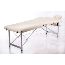 Klappbare Massageliege ALU M2 (Cream)