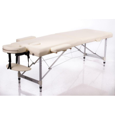 Klappbare Massageliege ALU M2 (Cream)