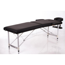 Foldable massage table ALU S2 (Black)