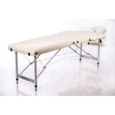 Klappbare Massageliege ALU S2 (Cream)