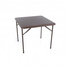 Klapptisch 78x78 cm SQUARE RATTAN