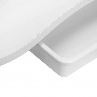 Foldable cosmetics table 4031 Wheels White 4