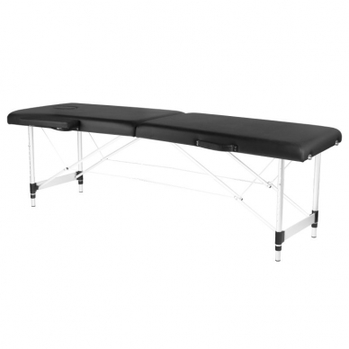 Foldable massage table ALU COMFORT 2 BLACK