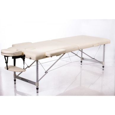 Foldable massage table ALU L2 (Cream)