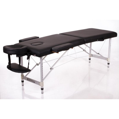 Klappbare Massageliege ALU S2 (Black)