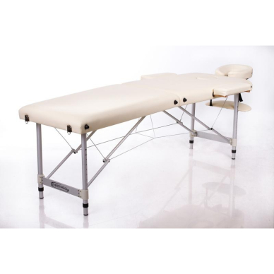 Klappbare Massageliege ALU S2 (Cream) 1