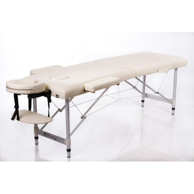 Klappbare Massageliege ALU S2 (Cream)