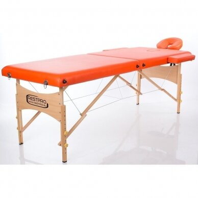 Foldable massage table Classic 2 (Orange)