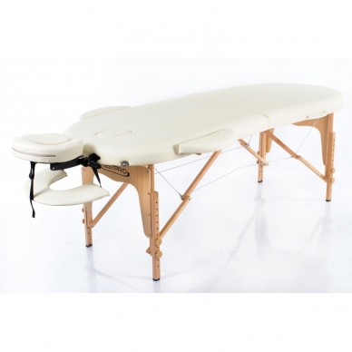 Foldable massage table Classic Oval 2 (Cream)