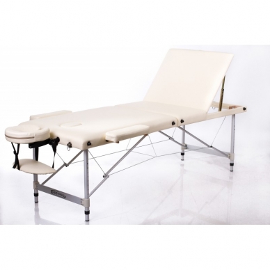 Klappbare Massageliege ALU 3 (Cream)