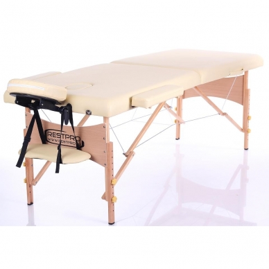 Foldable massage table Classic 2 (Beige)