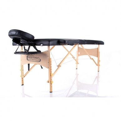 Foldable massage table Classic 2 (Black) 1