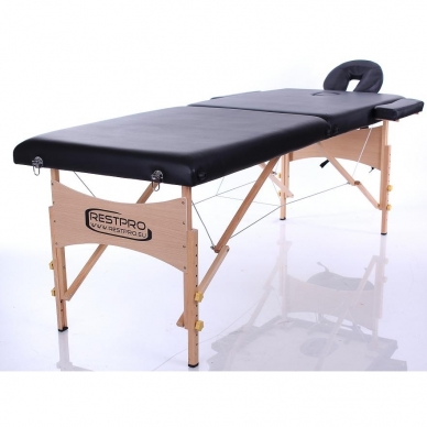 Foldable massage table Classic 2 (Black)