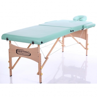 Foldable massage table Classic 2 (BlueGreen)