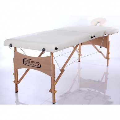 Klappbare Massageliege Classic 2 (Cream)