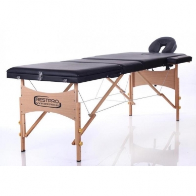 Foldable massage table Classic 3 (Black) 1