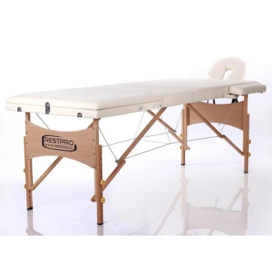 Klappbare Massageliege Classic 3 (Cream) 2