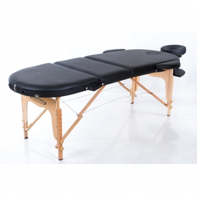 Klappbare Massageliege Classic Oval 3 (Black) 2