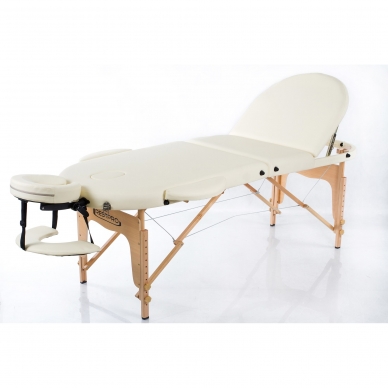 Foldable massage table Classic Oval 3 (Cream)