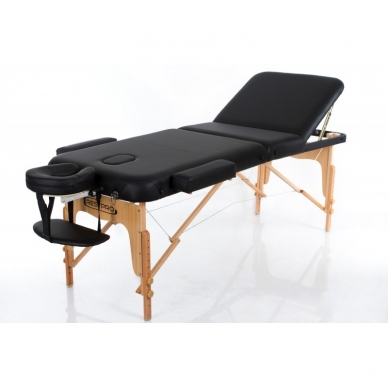 Foldable massage table Vip 3 (Black)