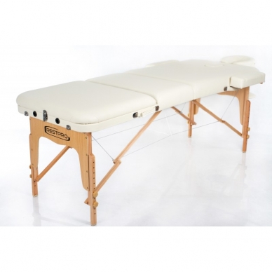 Foldable massage table Vip 3 (Cream) 1