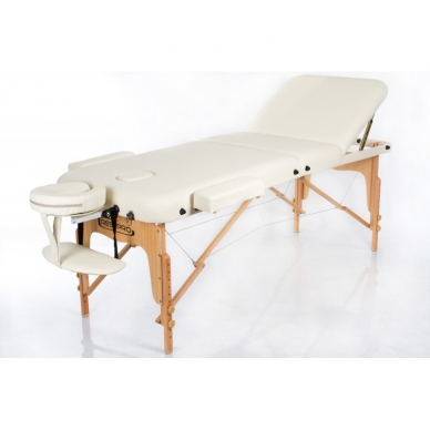 Foldable massage table Vip 3 (Cream)