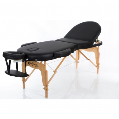 Klappbare Massageliege Vip Oval 3 (Black)