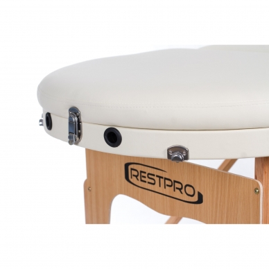 Foldable massage table Vip Oval 3 (Cream) 6