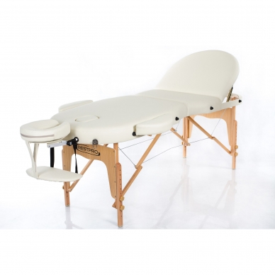 Klappbare Massageliege Vip Oval 3 (Cream)