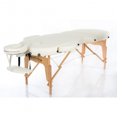 Klappbare Massageliege Vip Oval 3 (Cream) 1