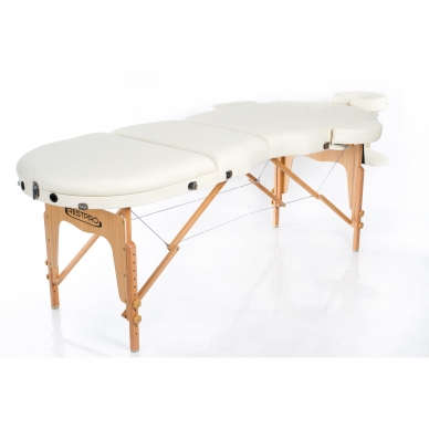 Klappbare Massageliege Vip Oval 3 (Cream) 2