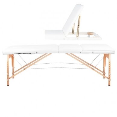 Foldable massage table ACTIVFIZJO WOOD COMFORT 3 WHITE 6