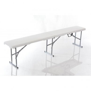 Folding bench 130X30cm PICNIC WHITE