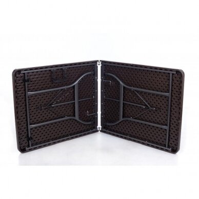 Składany stół 180x72 cm RECTANGLE RATTAN 1